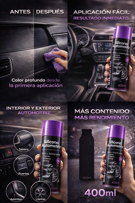 Detallado Interior Carro 400 ML aerosol
