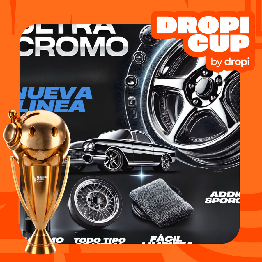 PULIDOR DE METAL CROMO 120ML + ESTOPA