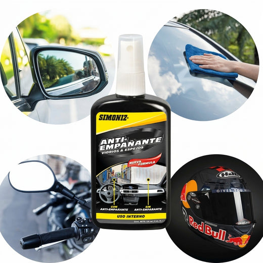 Antiempañante simoniz carro, moto cristal