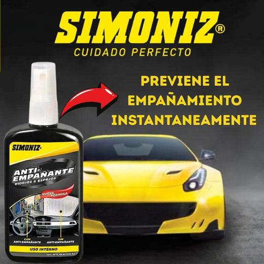 Antiempañante simoniz moto carro cristal