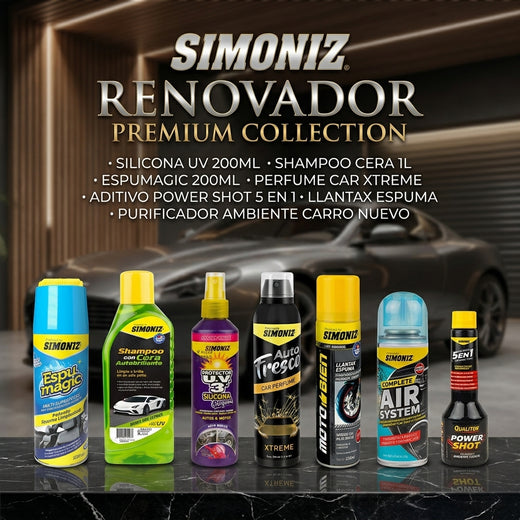 Kit simoniz renovador carro camioneta 7
