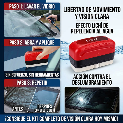 Cepillo limpieza pelicula para Carro