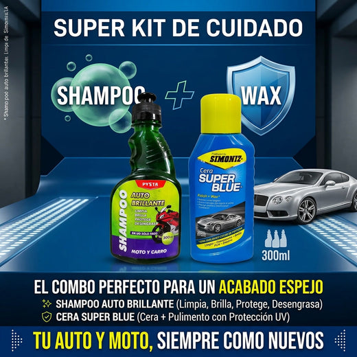 Combo Carro brillante Shampoo+ Cera