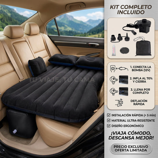 Colchón Inflable Viaje En Automóvil Cama